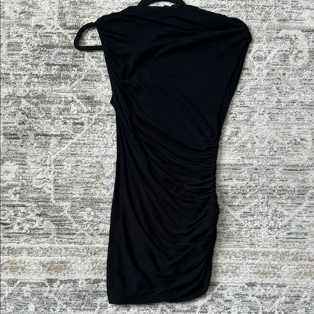 Elegant Black Ruched Top
